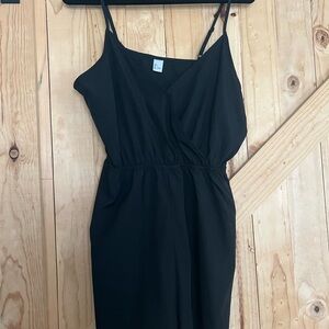Black Spaghetti Strap Romper